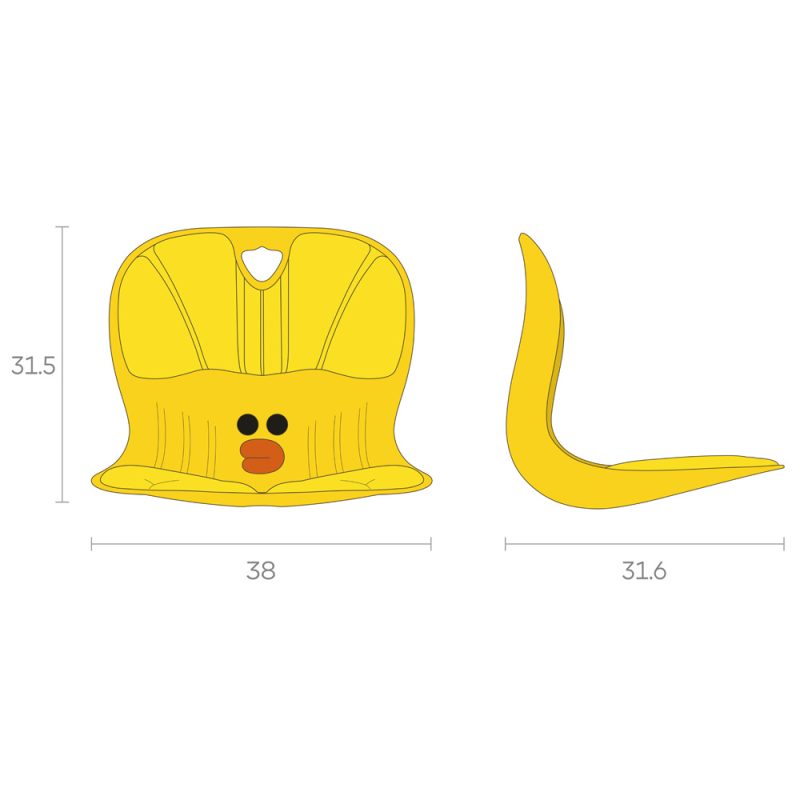 LINE FRIENDS MEETS Curble座墊SALLY限定版 + 特别版Tote Bag - Image 8