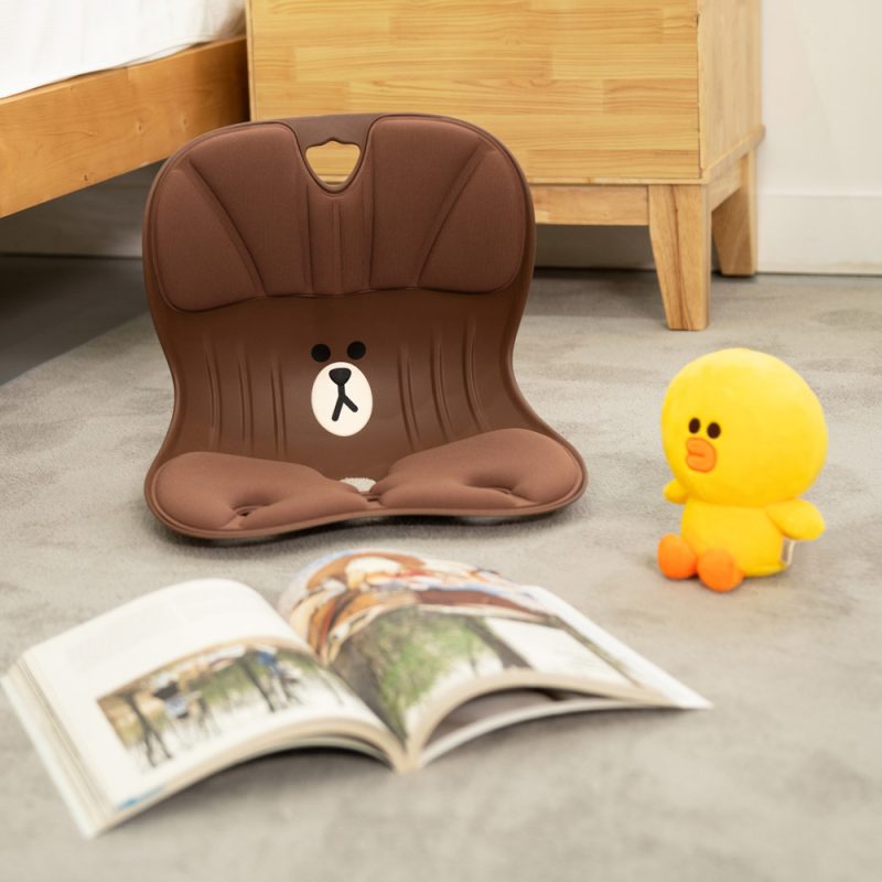 LINE FRIENDS MEETS Curble座墊BROWN限定版 - Image 6